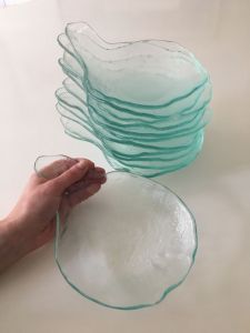 | Bowl con manija transp 22 diam aprox COD:0400T